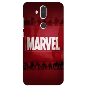Чехол с принтом «MARVEL» для Nokia 8.1 (2018)