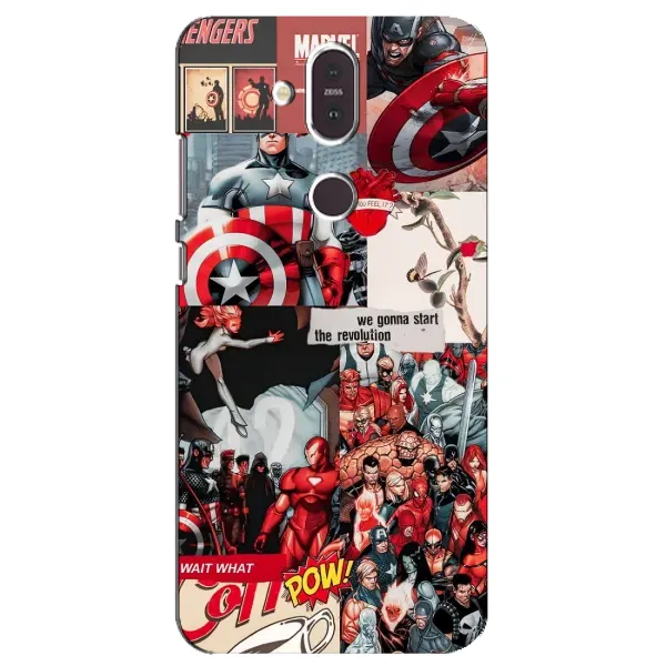 Чехол с принтом «Марвел Комикс» для Nokia 8.1 (2018) Чехол с принтом «Марвел Комикс» для Nokia 8.1 (2018)