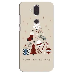 Рождественские Чехлы для Nokia 8.1 , Nokia 8 2018 (VPrint)