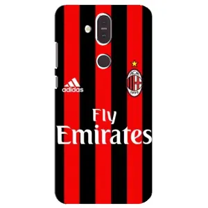 Чехлы для Nokia 8.1 , Nokia 8 2018 (VPrint) - Футбольные клубы (Milan)