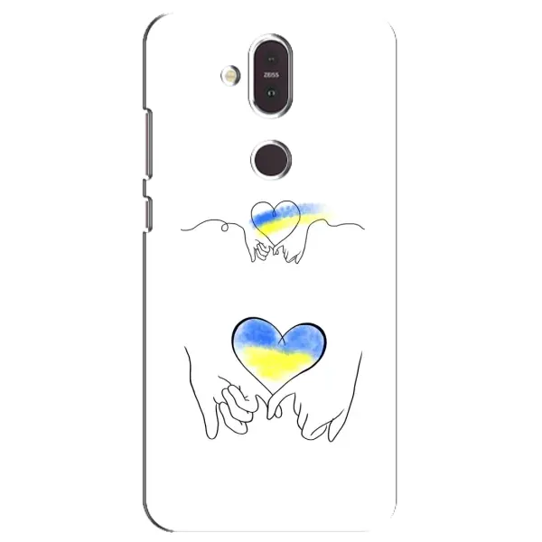 Чехол с принтом «Мир Украине» для Nokia 8.1 (2018) Чехол с принтом «Мир Украине» для Nokia 8.1 (2018)