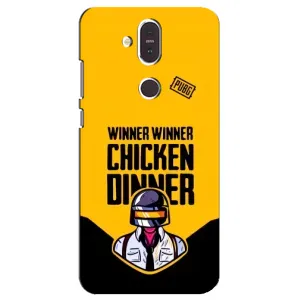 Чехол PUBG для Нокиа 8.1 (AlphaPrint)