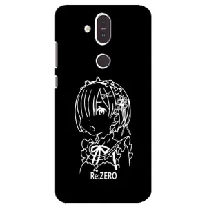 Чехол с принтом «Re: Zero» для Nokia 8.1 (2018)