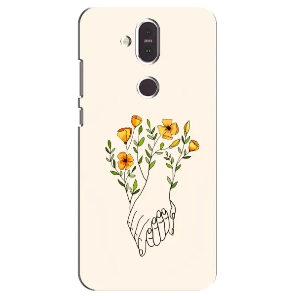 Чохол з принтом «Руки любві» для Nokia 8.1 (2018)