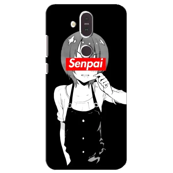 Чехол с принтом «Senpai» для Nokia 8.1 (2018)