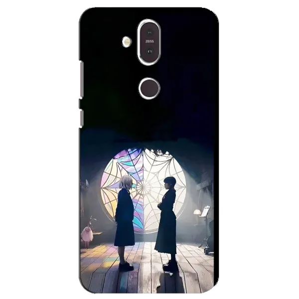 Чохол з принтом «Венздей та Інід» для Nokia 8.1 (2018)