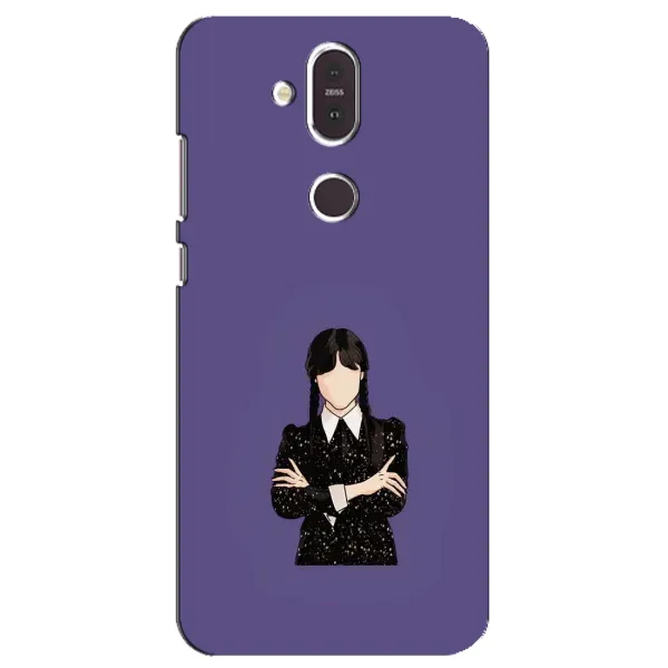 Чохол з принтом «Венздей у чорному» для Nokia 8.1 (2018)