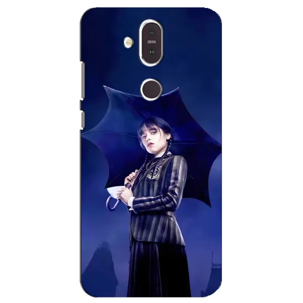 Чохол з принтом «Венздей з парасолькою» для Nokia 8.1 (2018)