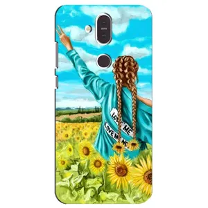 Чехол для Патриота Украины Nokia 8.1 , Nokia 8 2018 - (AlphaPrint) (Украиночка)