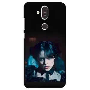 Чохли Венсдей на Nokia 8.1 , Nokia 8 2018 Уенсдей (AlphaPrint) (погляд Венздей)