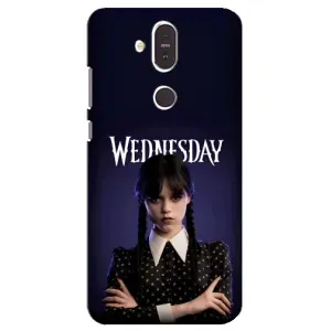 Чохли Венсдей на Nokia 8.1 , Nokia 8 2018 Уенсдей (AlphaPrint) (Wednesday)