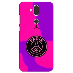 Чехлы PSG для Nokia 8.1 , Nokia 8 2018 (AlphaPrint) (яркий ПСЖ)