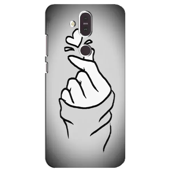 Чехол с принтом «Значок Love» для Nokia 8.1 (2018)