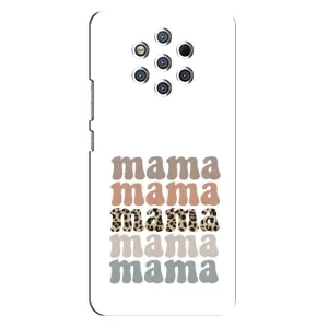 Чехол с принтом «Текстовый коллаж мама» для Nokia 9