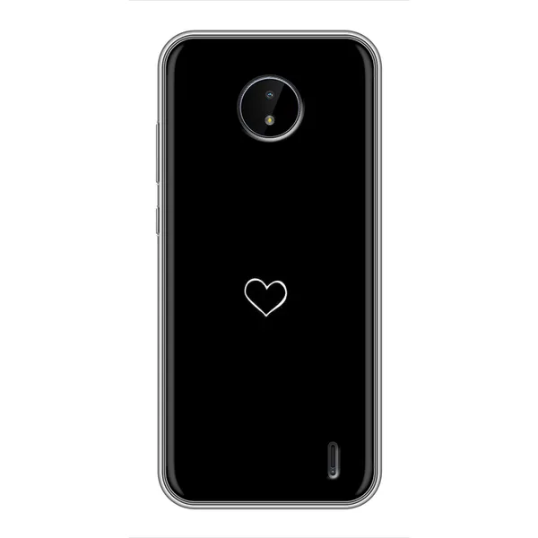 Чохол з принтом «Маленьке сердечко» для Nokia C10 Чохол з принтом «Маленьке сердечко» для Nokia C10