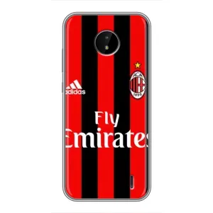 Чохли для Nokia C10 (VPrint) - Футбольні клуби (Milan)
