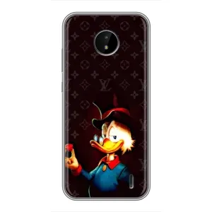 Чехли для Nokia C10 - Скрудж МакДак Louis Vuitton (PREMIUMPrint) (Скрудж з ботліантом)