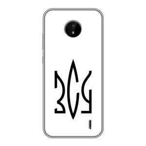 Чохли для Nokia C10 Укр. Символіка (AlphaPrint) (ЗСУ герб)