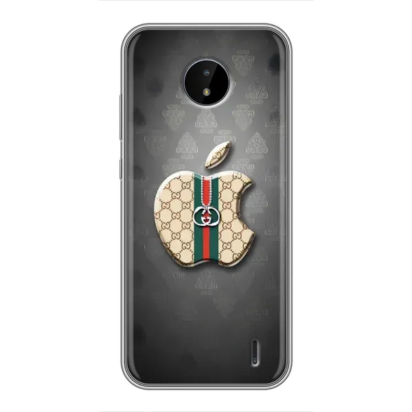 Чехол с принтом «Apple gucci» для Nokia C20 Plus Чехол с принтом «Apple gucci» для Nokia C20 Plus