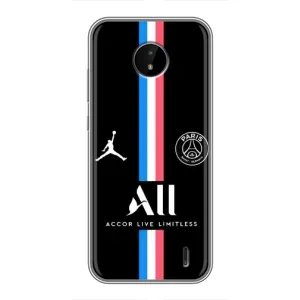 Чохли PSG для Nokia C20 Plus (AlphaPrint) (футболка ПСЖ)