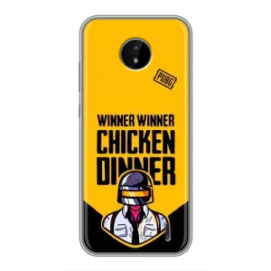 Чехол с принтом «Pubg шлем» для Nokia C20 Plus