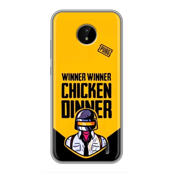 Чехол с принтом «Pubg шлем» для Nokia C20 Plus