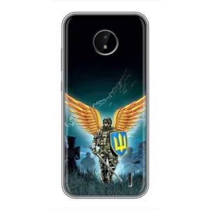 Чехлы с картинкой ЗСУ для Nokia C20 Plus (AlphaPrint) (Солдат ЗСУ)