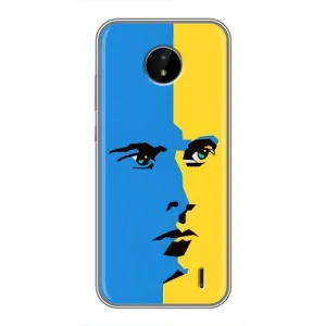 Украинские Чехлы для Nokia C20 Plus с картинкой УПА (AlphaPrint) (Степан Бандера)