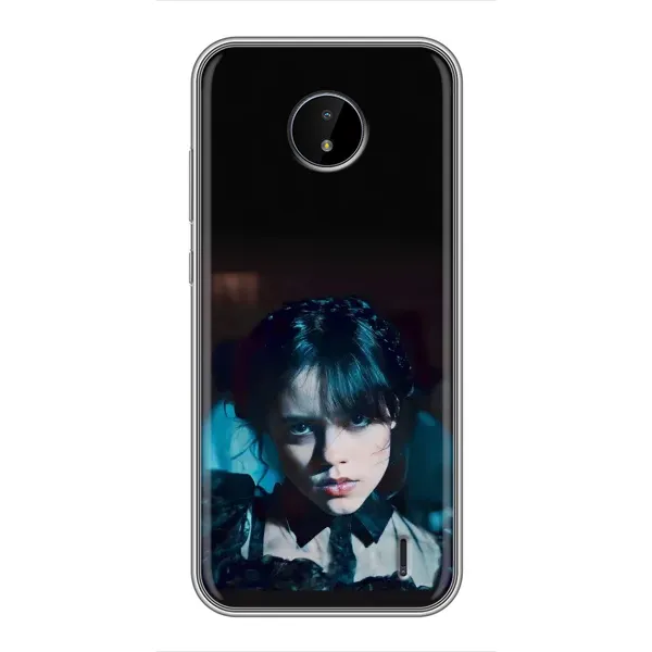 Чохол з принтом «погляд Венздей» для Nokia C20 Plus