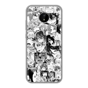 Чехол с принтом «Ahegao manga» для Nokia C20