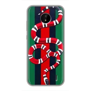 Чехол с принтом «Gucci змия» для Nokia C20
