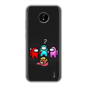 Чехол Амонг Ас для Nokia C20 (AlphaPrint)