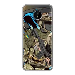 Чехлы с картинкой ЗСУ для Nokia C20 (AlphaPrint)