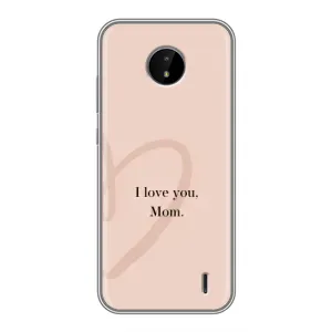 Чехол с принтом «Сердце маме» для Nokia C20