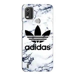 Чехол с принтом «Адидас на мраморе» для Nokia C21 Plus
