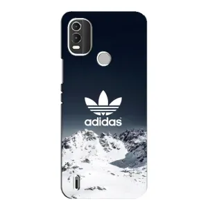 Чехол с принтом «Адидас в горах» для Nokia C21 Plus