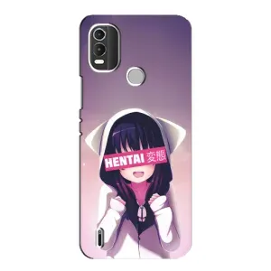Чехол с принтом «Hentai chan» для Nokia C21 Plus