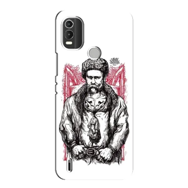 Чохол з принтом «Козак Шевченко» для Nokia C21 Plus Чохол з принтом «Козак Шевченко» для Nokia C21 Plus