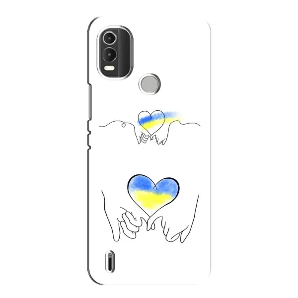 Чохол з принтом «Мир Україні» для Nokia C21 Plus Чохол з принтом «Мир Україні» для Nokia C21 Plus