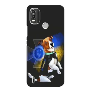 Чохли з картинкою собаки Патрон для Nokia C21 Plus (AlphaPrint) (Патрон собачка)