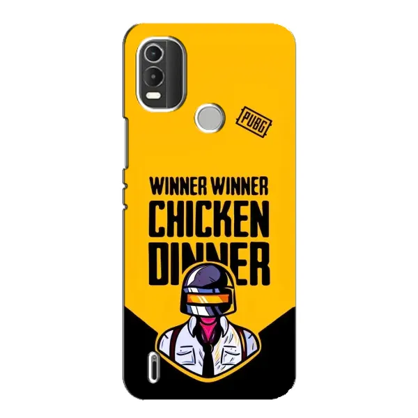 Чехол с принтом «Pubg шлем» для Nokia C21 Plus Чехол с принтом «Pubg шлем» для Nokia C21 Plus