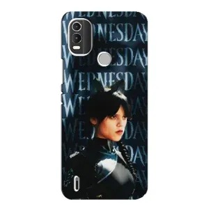 Чохли Венсдей на Nokia C21 Plus Уенсдей (AlphaPrint) (Венздей кішка)