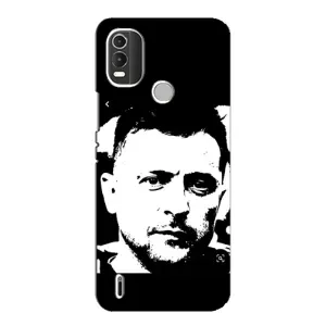 Чехол для Nokia C21 Plus (AlphaPrint - с принтом Зеленского)