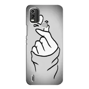 Чохол з принтом «Значок Love» для Nokia C21 Plus