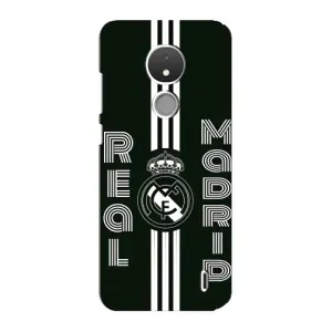 ФК Реал Мадрид чехлы для Nokia C21 (AlphaPrint) (черно белый Реал)