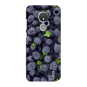 Чехлы с Фруктами для Nokia C21 (VPrint) (Ежевика)