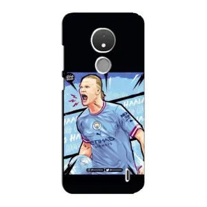 Чехлы с футболистом Ерлинг Холанд для Nokia C21 (AlphaPrint) (гол Эрлинг Холланд)