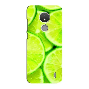 Чехлы с Фруктами для Nokia C21 (VPrint) (Лайм)