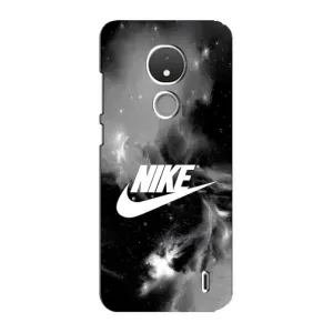 Чехол для Nokia C21 - с принтом Найк (AlphaPrint) (Лого Найк)