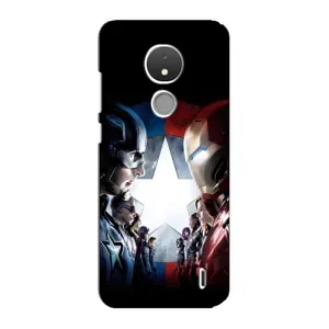 Чехлы с героями Марвел Nokia C21 (VPrint) (Марвел стайл)